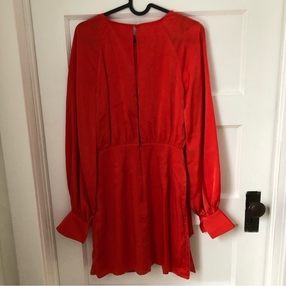 FINDERS Keepers Nightlife Satin Wrap Dress - Picture 6 of 13